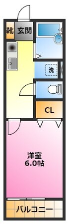 コーポわかばの物件間取画像